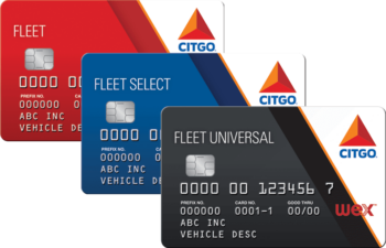 CITGO Fleet Cards stacked on top of each other